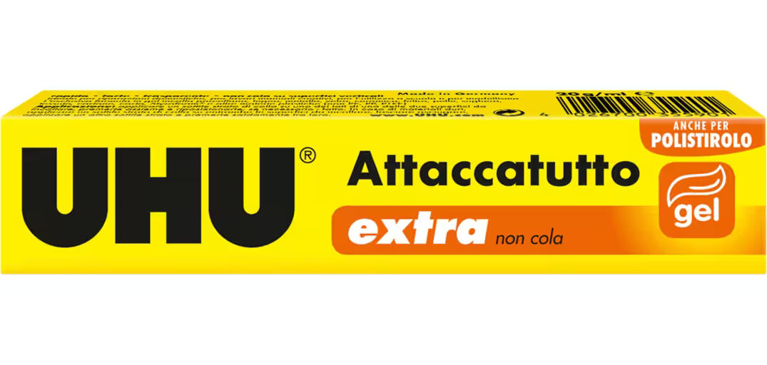 UHU Colla Attaccatutto Extra 20ml Universale Trasparente 5pz