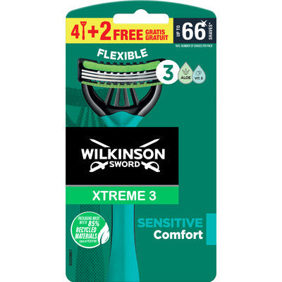 WILKINSON XTREME 3 NEW SENS.PZ.4+2 5 PZ