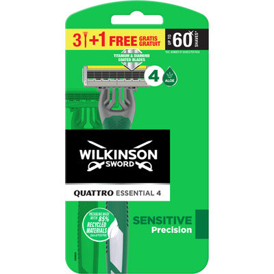 WILKINSON QUATTRO ESSENTIAL SENSIT.3+1 3 PZ