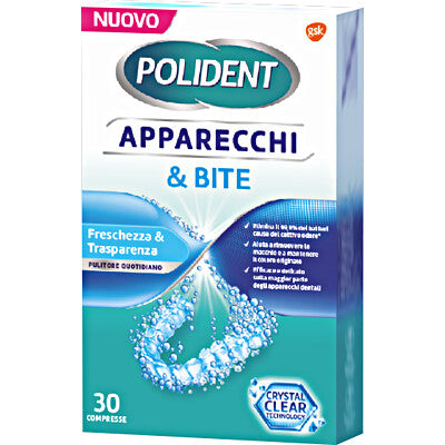 POLIDENT APPARECCHI E BITE PZ.30 6 PZ