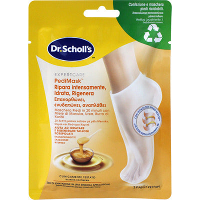 SCHOLL MASCHERA PIEDI MIELE 3 PZ