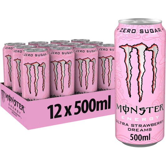 MONSTER ULTRA STRAWBERRY ML.500 Pack da 12