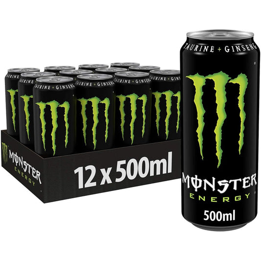 MONSTER ENERGY GREEN CLASSIC ML.500 Pack da 12