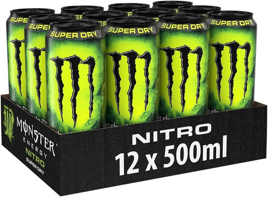 MONSTER ENERGY NITRO SUPER DRY ML.500 Pack da 12