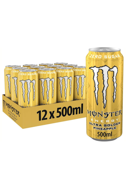MONSTER ENERGY ULTRA GOLD PINEAPP.ML.500 Pack da 12