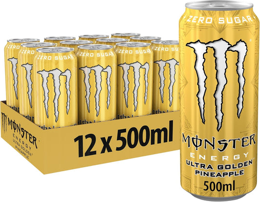 MONSTER ENERGY ULTRA GOLD PINEAPP.ML.500 Pack da 12