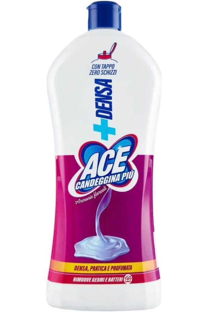 8 candeggina ACE Candeggina Più +DENSA Armonie Floreali – Detergente sbiancante per superfici e bucato 1 litro