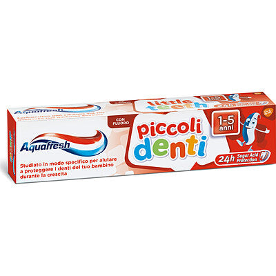 AQUAFRESH DENTIF.PICCOLI DENTI ML.50 6 PZ