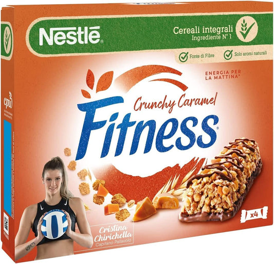 Nestlé Fitness Barrette Cereali 4 pz CRUNCHY CARAMEL 8pz