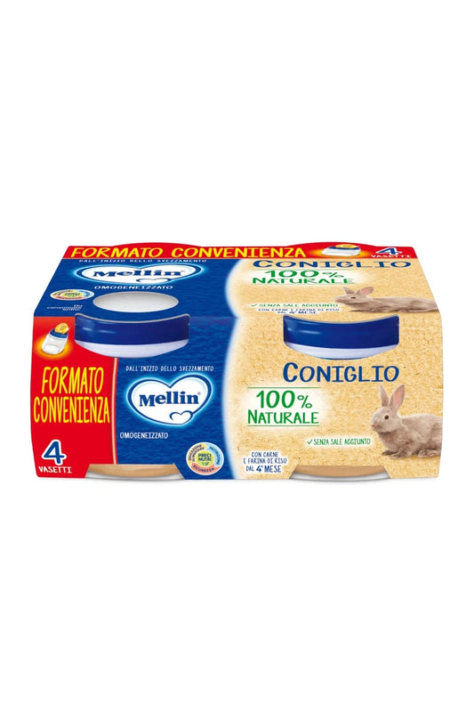 OMOGENEIZZATO MELLIN 80GR 4PZ CONIGLIO X 6