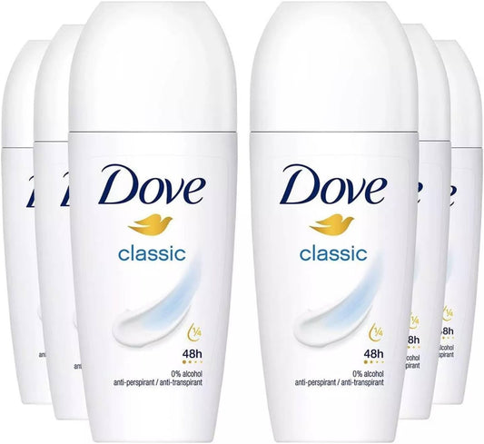 Dove Classic Deo Roller 50ml 6 pz
