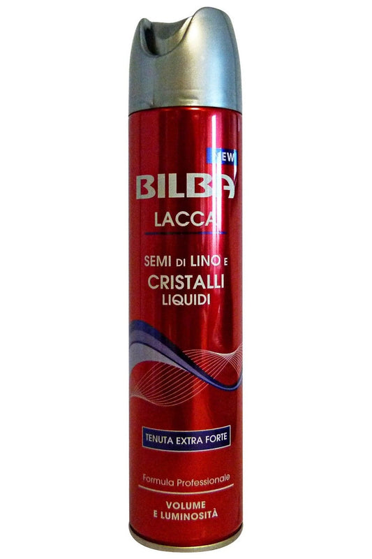 Set 6 BILBA Lacca Lino-cristantaneo Liquido Extra Forte 250 ml Prodotti per Capelli