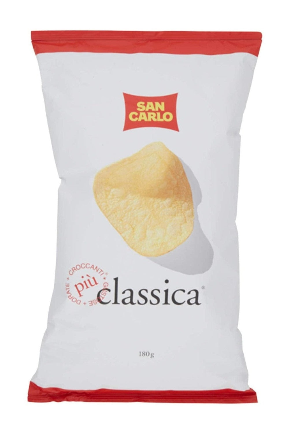 14 x BUSTA PATATINE SAN CARLO CLASSICA BAR PIU' GUSTO 190gr BOX ESPOSITORE CHIPS