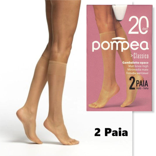 GAMBALETTI LUNGHI DONNA 3PAIA 20DEN BEIGE x 20 pz