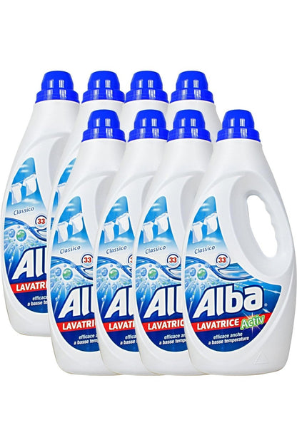 DETERSIVO LAVATRICE 33 LAVAGGI 1850ML CLASSICO Confezione da 8 Flaconi