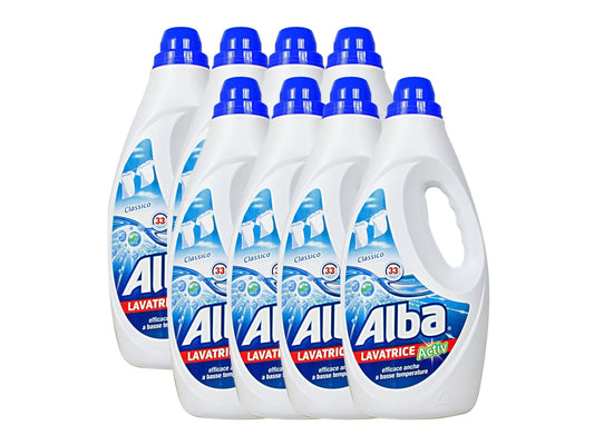 DETERSIVO LAVATRICE 33 LAVAGGI 1850ML CLASSICO Confezione da 8 Flaconi