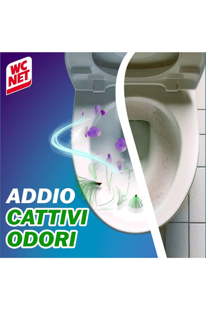 Wc Net - Profumoso Gel, Anticalcare e Igienizzante per WC, Fragranze Assortite, 700 ml x 12 Pezzi
