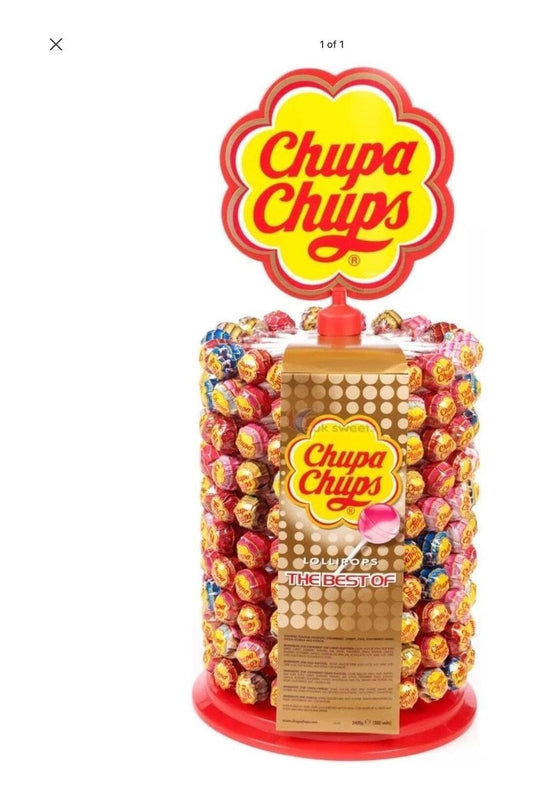 Chupa Chups Ruota Lollipop – 200 Lecca Lecca Monopezzo, Gusti Assortiti Multigusto, Incartati Singolarmente