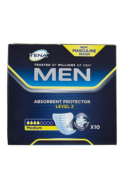 TENA Men Active Fit Level 2 10pz Assorbenti Uomo Incontinenza Leggera x 6 pz