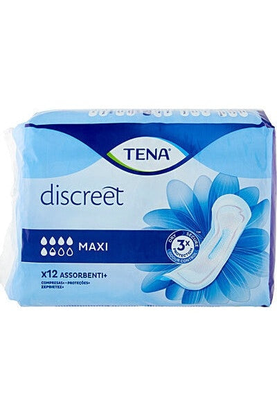 TENA Discreet Maxi 12pz Assorbenti Alta Assorbenza Incontinenza