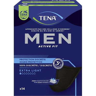 TENA Men Active Fit Level 0 14pz Assorbenti Uomo Gocce Urinarie x 8 pz