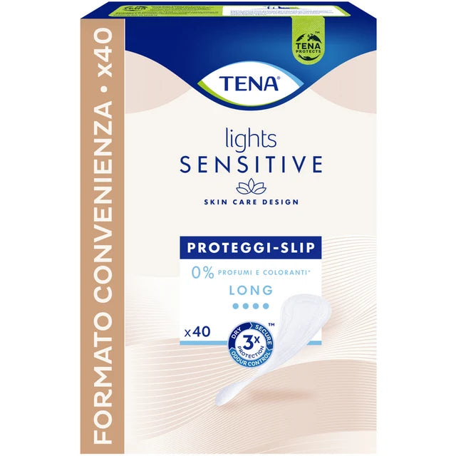 TENA Light Proteggi Slip Long 40pz Salvaslip Perdite Leggere Donna x 3 pz