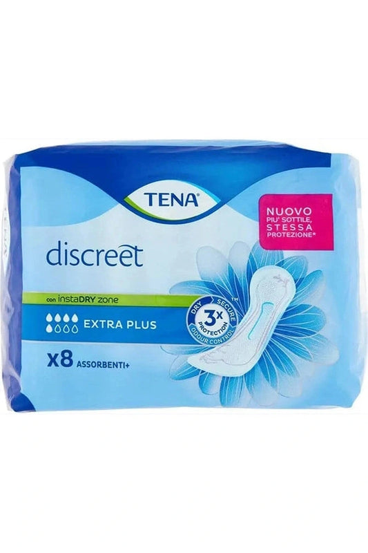 TENA Discreet Extra Plus 8pz Assorbenti Incontinenza Moderata x 6 pz