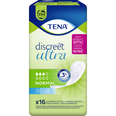 TENA Discreet Ultra Normal 16pz Assorbenti Sottili Incontinenza