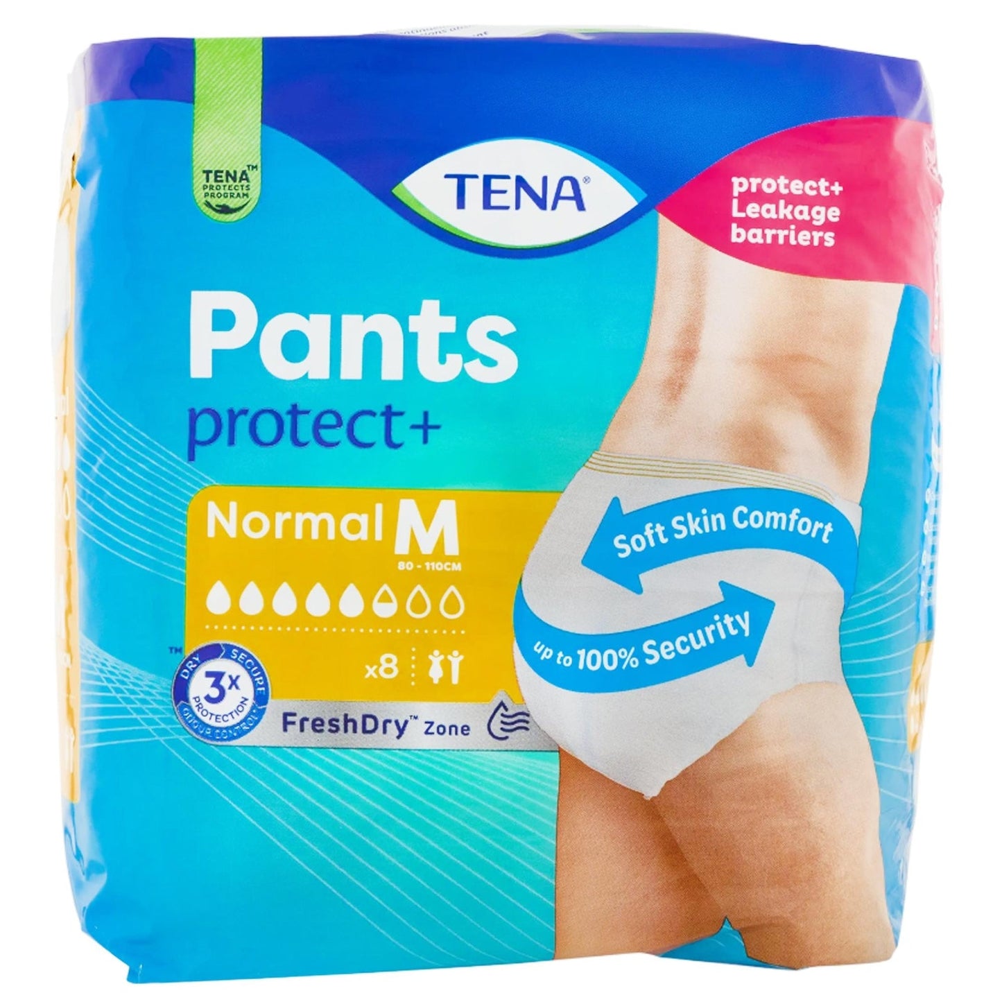 TENA Pants Normal M 8pz Mutandina Assorbente Incontinenza Moderata x 4pz