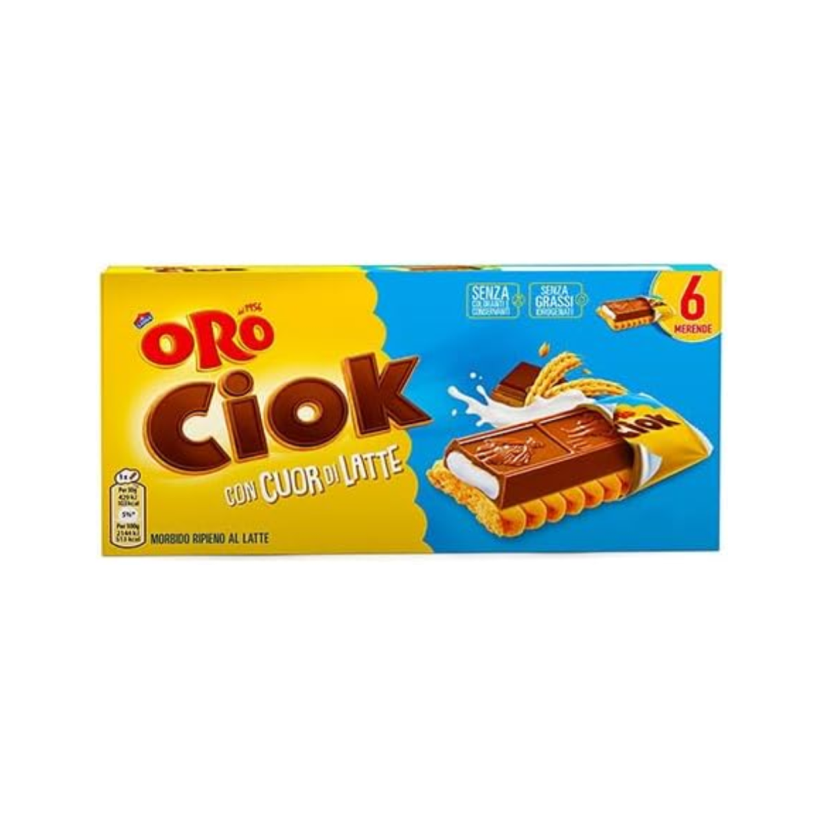 Oro Ciok con Cuor di Latte 120g 12pz
