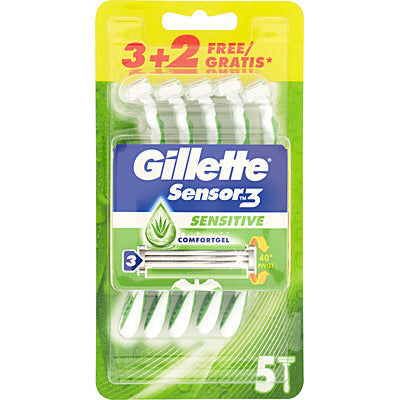 GILLETTE SENSOR 3 SENSIT.USA&GETTA X 5 6 PZ