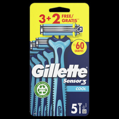 GILLETTE SENSOR 3 COOL USA&GETTA X 5 3 PZ