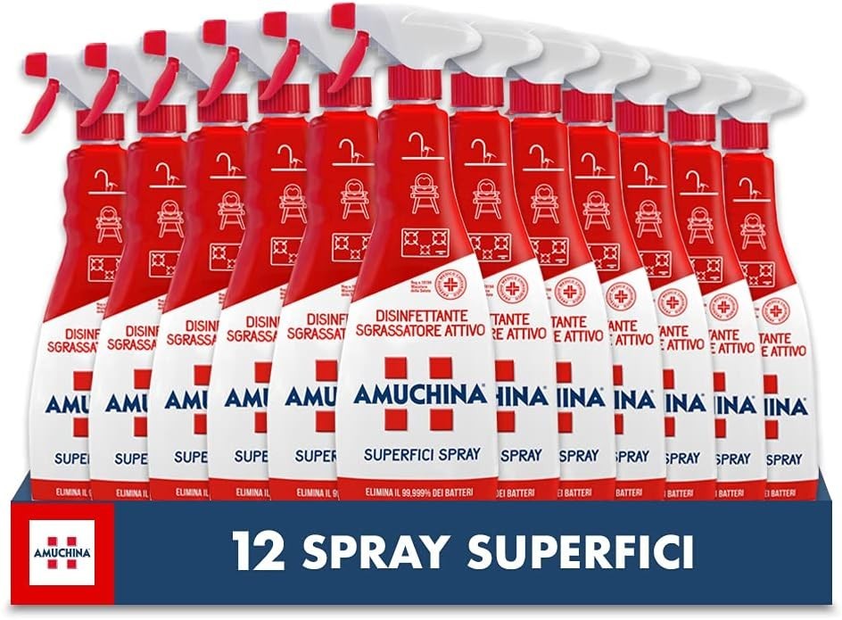 AMUCHINA SPRAY 750 ML DISINFETTANTE 12 Pack