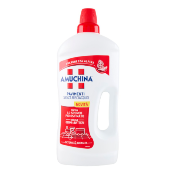 AMUCHINA PAVIMENTI 1,25 LT FRESCHEZZA ALPINA 8 Pack