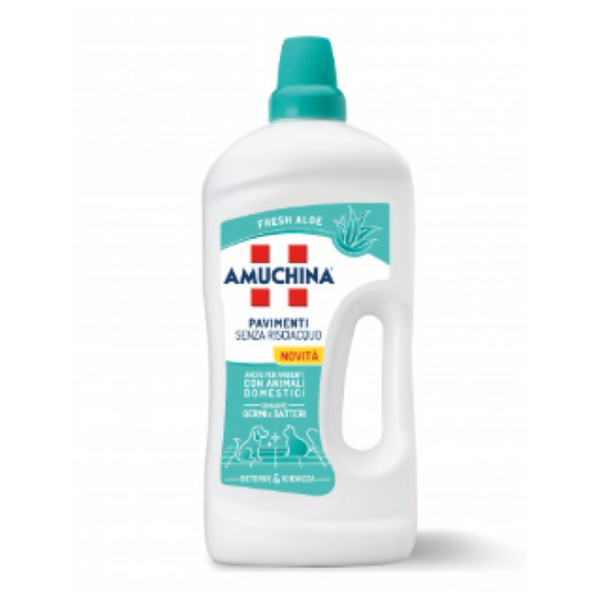 AMUCHINA PAVIMENTI 1,25 LT ANIMALI DOMESTICI FRESH ALOE 8 Pack