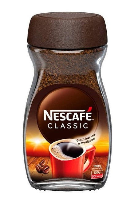 Nescafé Classico Caffè Solubile 100g Vasetto Gusto Corposo 12pz