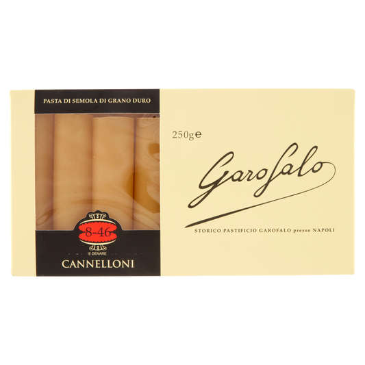 Garofalo Cannelloni 250g Pasta Semola Grano Duro 12pz