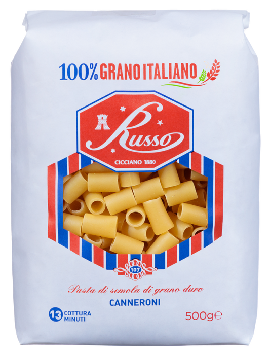 Pasta Russo 500g Canneroni 20pz