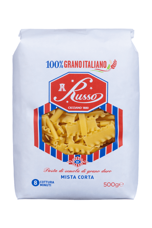 Pasta Russo 500g Mista Corta 12pz