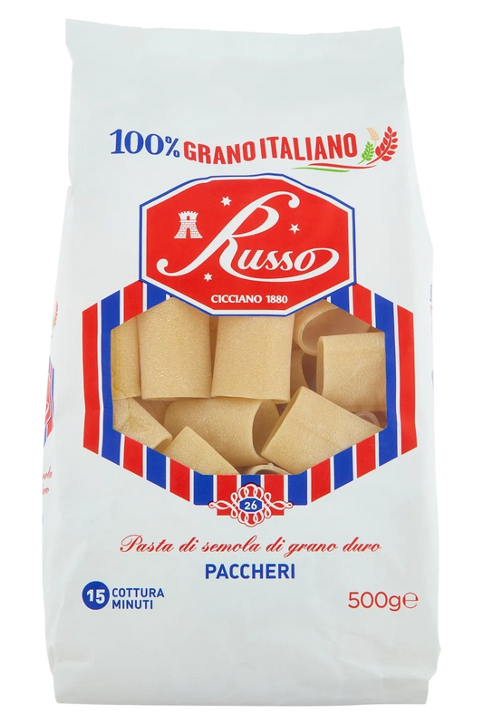 Pasta Russo 500g Paccheri 12pz
