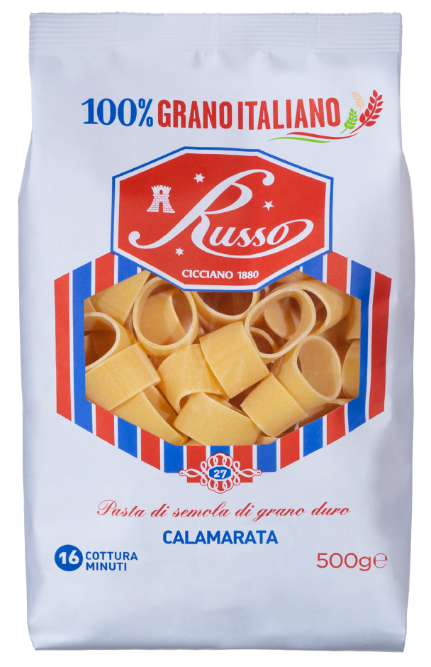 Pasta Russo 500g Calamarata 12pz