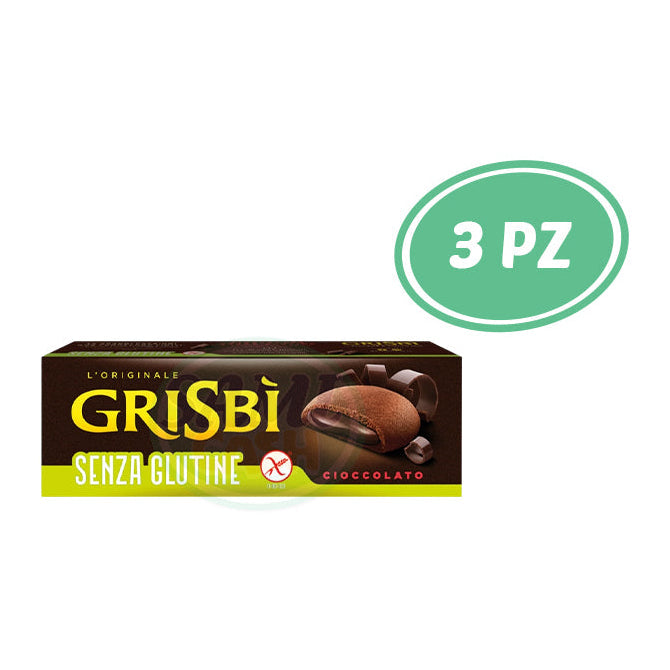 GRISBI' S/GLUTINE CIOCCOLATO GR.135 3 pz