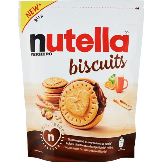 Nutella Biscuits 304g 22pz Biscotti Ripieni Crema Nutella 10pz