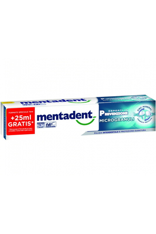 Mentadent Microgranuli 100ml (75+25ml) 10pz