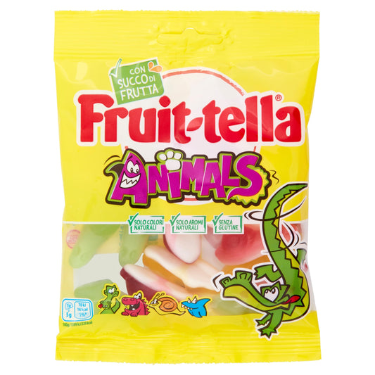 Caramelle Fruittella Animals Busta 90 g