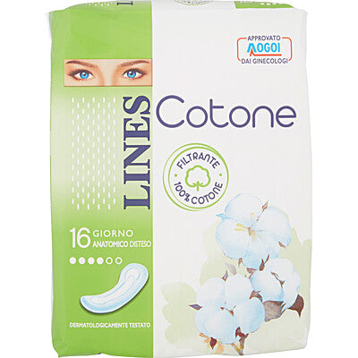LINES COTONE ANATOMICO DISTESO PZ.16 4 PZ