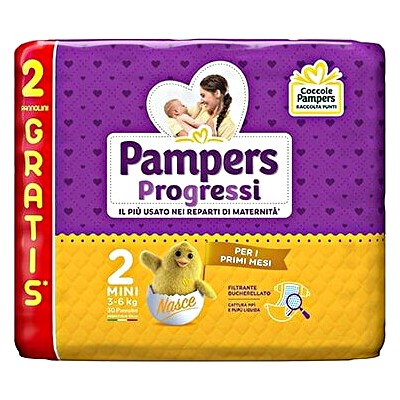 PAMPERS PROGRESSI MINI PZ.28 2 PZ