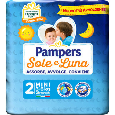 PAMPERS SOLE E LUNA MINI PZ.21 6 PZ