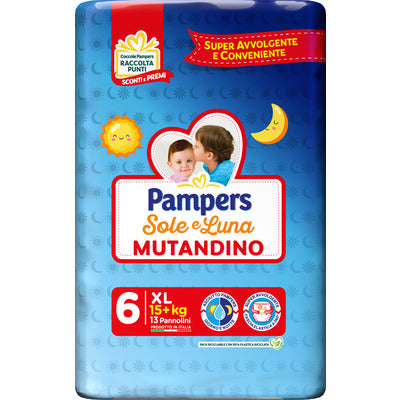 PAMPERS SOLE E L.MUTAND.XLARGE PZ.13 6 PZ