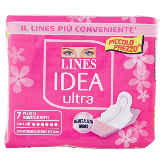 Lines Idea Ultra Flussi Abbondanti 7 Pezzi x24 Tot 168